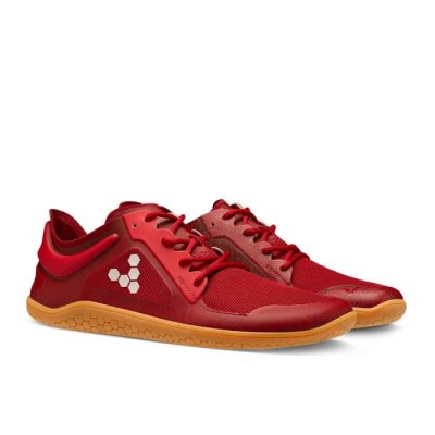 Scarpe Vivobarefoot Uomo - Rosse Primus Lite III Scarpe Running OHT840296